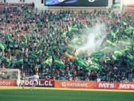 Foto: "Los panzers en el Estadio Nacional" Barra: Los Panzers • Club: Santiago Wanderers