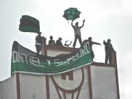 Foto: "En la cancha de Huracán" Barra: Los Pibes de Chicago • Club: Nueva Chicago