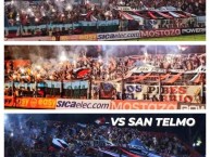 Foto: "contra San Telmo, año 2024, ultimo en la tabla" Barra: Los Pibes del Barrio • Club: Brown de Adrogué • País: Argentina