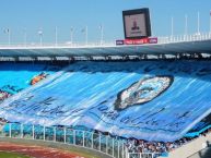 Foto: Barra: Los Piratas Celestes de Alberdi • Club: Belgrano • País: Argentina