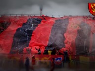 Foto: "Ante Magallanes de local" Barra: Los Rojinegros • Club: Rangers de Talca