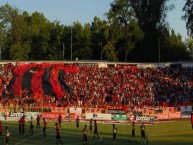 Foto: "Rangers de Talca final ante Everton de Viña del Mar." Barra: Los Rojinegros • Club: Rangers de Talca