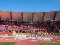 Foto: "El Gigante del Maule" Barra: Los Rojinegros • Club: Rangers de Talca