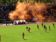 Foto: Barra: Los Rojinegros • Club: Rangers de Talca • País: Chile