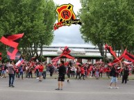 Foto: "En las protestas nacionales, 27 de octubre 2019" Barra: Los Rojinegros • Club: Rangers de Talca