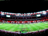 Foto: "Mosaico Copa Libertadores 08/03/2017 Estádio Maracanã" Barra: Nação 12 • Club: Flamengo