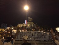 Foto: "Força Chape" Barra: Rebelión Auriverde Norte • Club: Real Cartagena