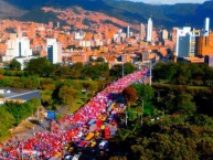 Foto: "caravana centenaria" Barra: Rexixtenxia Norte • Club: Independiente Medellín • País: Colombia