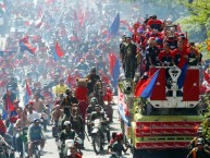 Foto: "Medellin campeon 2003" Barra: Rexixtenxia Norte • Club: Independiente Medellín