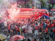 Foto: "Dim vs river copa libertadores 2017" Barra: Rexixtenxia Norte • Club: Independiente Medellín • País: Colombia