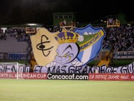 Foto: "Tifo 75 aniversario" Barra: Vltra Svr • Club: Comunicaciones • País: Guatemala