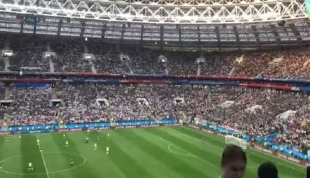 Emocionante la hinchada mexicana cantando Cielito Lindo en Rusia