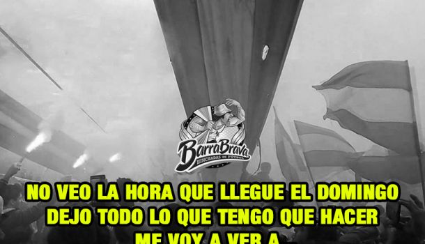 No veo la hora que llegue el domingo dejo todo lo que tengo que hacer me voy a ver a...