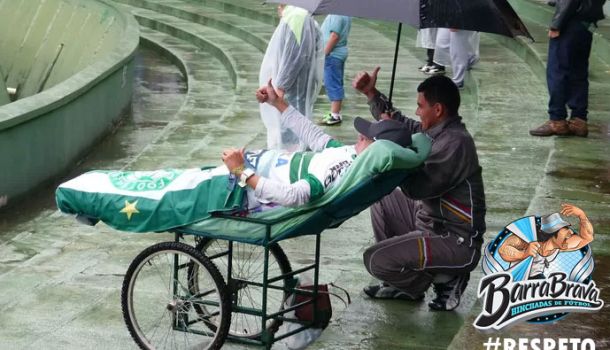 Respeto para este hincha de Coritiba