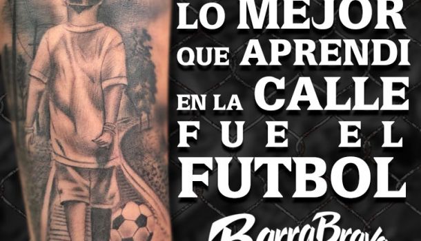 Sin duda lo mejor que aprendi en la calle fue el fútbol