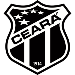 Trapos de la barra brava Setor Alvinegro y hinchada del club de fútbol Ceará de Brasil