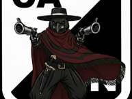 Desenho - Diseño - Arte - "Cuervo Gaucho Salteño" Dibujo de la Barra: Agrupaciones Unidas &bull; Club: Central Norte de Salta &bull; País: Argentina