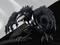 Desenho - Diseño - Arte - "Cuervo sos mí pasión" Dibujo de la Barra: Agrupaciones Unidas &bull; Club: Central Norte de Salta