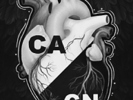 Desenho - Diseño - Arte - "Corazón Azabache" Dibujo de la Barra: Agrupaciones Unidas &bull; Club: Central Norte de Salta