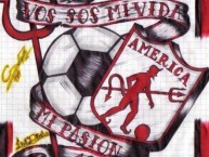 Desenho - Diseño - Arte - Dibujo de la Barra: Baron Rojo Sur • Club: América de Cáli • País: Colombia