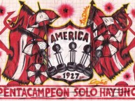 Desenho - Diseño - Arte - Dibujo de la Barra: Baron Rojo Sur • Club: América de Cáli