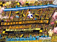 Desenho - Diseño - Arte - Dibujo de la Barra: Barra Amsterdam • Club: Peñarol