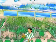 Desenho - Diseño - Arte - "Apodi tocando bumbo" Dibujo de la Barra: Barra da Chape • Club: Chapecoense