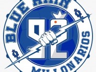 Desenho - Diseño - Arte - Dibujo de la Barra: Blue Rain • Club: Millonarios