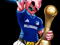 Desenho - Diseño - Arte - "Majin Buu millonario" Dibujo de la Barra: Blue Rain &bull; Club: Millonarios &bull; País: Colombia