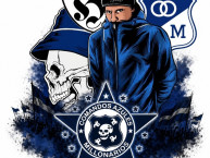 Desenho - Diseño - Arte - Dibujo de la Barra: Comandos Azules &bull; Club: Millonarios &bull; País: Colombia