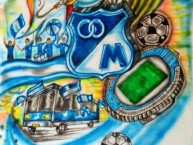 Desenho - Diseño - Arte - Dibujo de la Barra: Comandos Azules • Club: Millonarios • País: Colombia