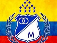 Desenho - Diseño - Arte - Dibujo de la Barra: Comandos Azules • Club: Millonarios • País: Colombia