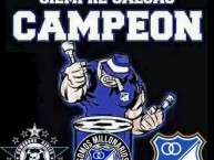 Desenho - Diseño - Arte - Dibujo de la Barra: Comandos Azules • Club: Millonarios