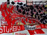 Desenho - Diseño - Arte - Dibujo de la Barra: Disturbio Rojo Bogotá • Club: América de Cáli