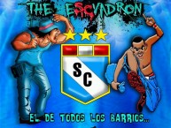 Desenho - Diseño - Arte - "el loko poSCitibeichom -   51 931513783" Dibujo de la Barra: Extremo Celeste • Club: Sporting Cristal