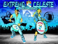 Desenho - Diseño - Arte - "Dibujos de barras bravasb el Loko poSCitibeichom" Dibujo de la Barra: Extremo Celeste • Club: Sporting Cristal