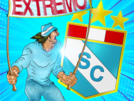 Desenho - Diseño - Arte - Dibujo de la Barra: Extremo Celeste • Club: Sporting Cristal • País: Peru