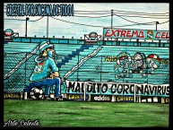 Desenho - Diseño - Arte - "MALDITO CORONAVIRUS" Dibujo de la Barra: Extremo Celeste • Club: Sporting Cristal • País: Peru