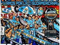 Desenho - Diseño - Arte - Dibujo de la Barra: Extremo Celeste • Club: Sporting Cristal