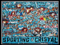 Desenho - Diseño - Arte - Dibujo de la Barra: Extremo Celeste • Club: Sporting Cristal • País: Peru