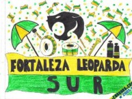 Desenho - Diseño - Arte - Dibujo de la Barra: Fortaleza Leoparda Sur • Club: Atlético Bucaramanga