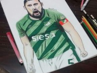 Desenho - Diseño - Arte - Dibujo de la Barra: Frente Radical Verdiblanco • Club: Deportivo Cali