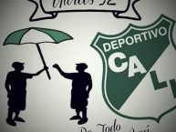 Desenho - Diseño - Arte - Dibujo de la Barra: Frente Radical Verdiblanco • Club: Deportivo Cali