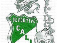 Desenho - Diseño - Arte - Dibujo de la Barra: Frente Radical Verdiblanco • Club: Deportivo Cali • País: Colombia