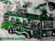 Desenho - Diseño - Arte - Dibujo de la Barra: Frente Radical Verdiblanco • Club: Deportivo Cali