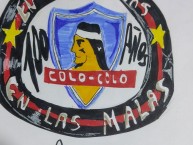 Desenho - Diseño - Arte - Dibujo de la Barra: Garra Blanca &bull; Club: Colo-Colo