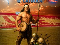 Desenho - Diseño - Arte - "Anti ucatolica (anti monjas)" Dibujo de la Barra: Garra Blanca &bull; Club: Colo-Colo