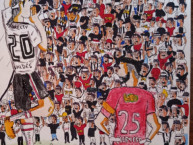 Desenho - Diseño - Arte - Dibujo de la Barra: Garra Blanca &bull; Club: Colo-Colo &bull; País: Chile