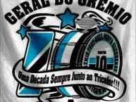 Desenho - Diseño - Arte - Dibujo de la Barra: Geral do Grêmio • Club: Grêmio