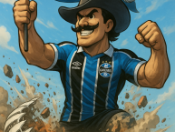 Desenho - Diseño - Arte - Dibujo de la Barra: Geral do Grêmio &bull; Club: Grêmio &bull; País: Brasil